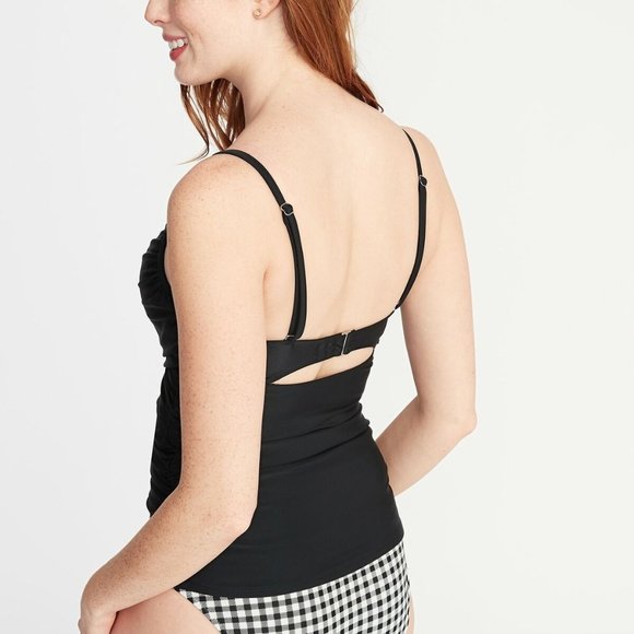 Old Navy Wrap-Front Tankini Swim Top - Picture 4 of 5